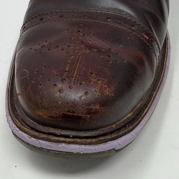 Nike Lunar Clayton Golf Shoes Mens 10.5 Burgundy Leather Spikeless 628535-600 - Picture 8 of 16